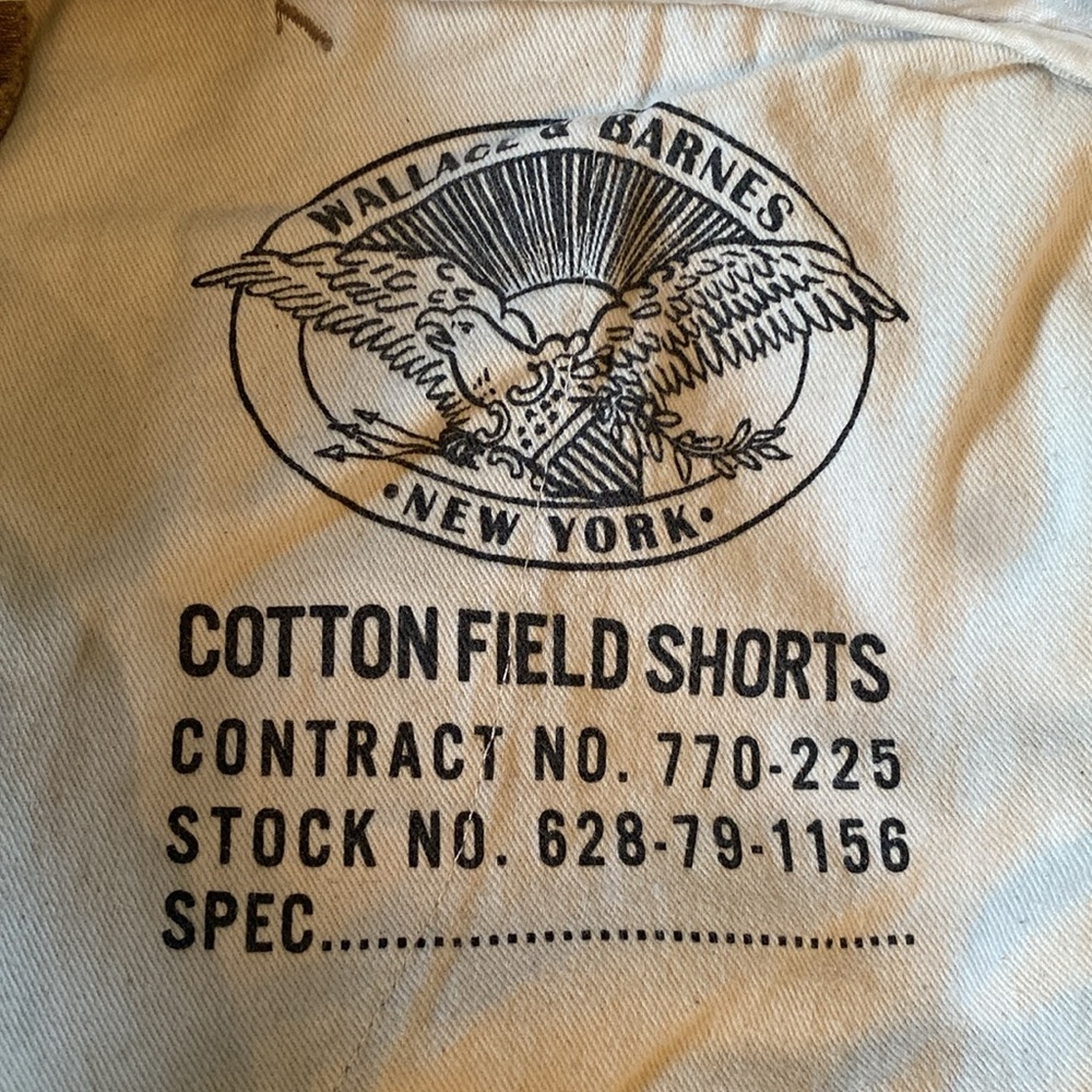 Men's Tan khaki Wallace & Barnes JCrew cotton shorts W 38 - Picture 9 of 11